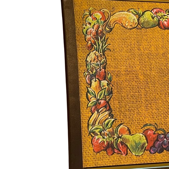 Vintage Electric Food Warmer Tray Hot Plate Fruit Border Design 17" x  11" x 1 1 - Picture 9 of 12